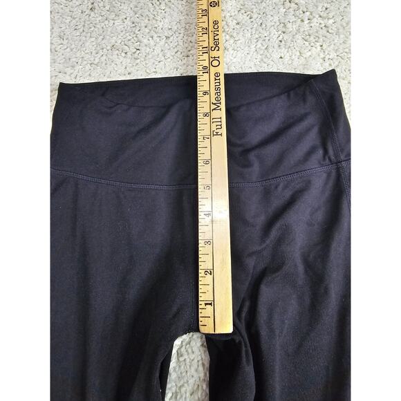 Athleta Leggings Womens Sz Small Charutanga Cropped Black Ombré Capri Sweatpants - Picture 4 of 11